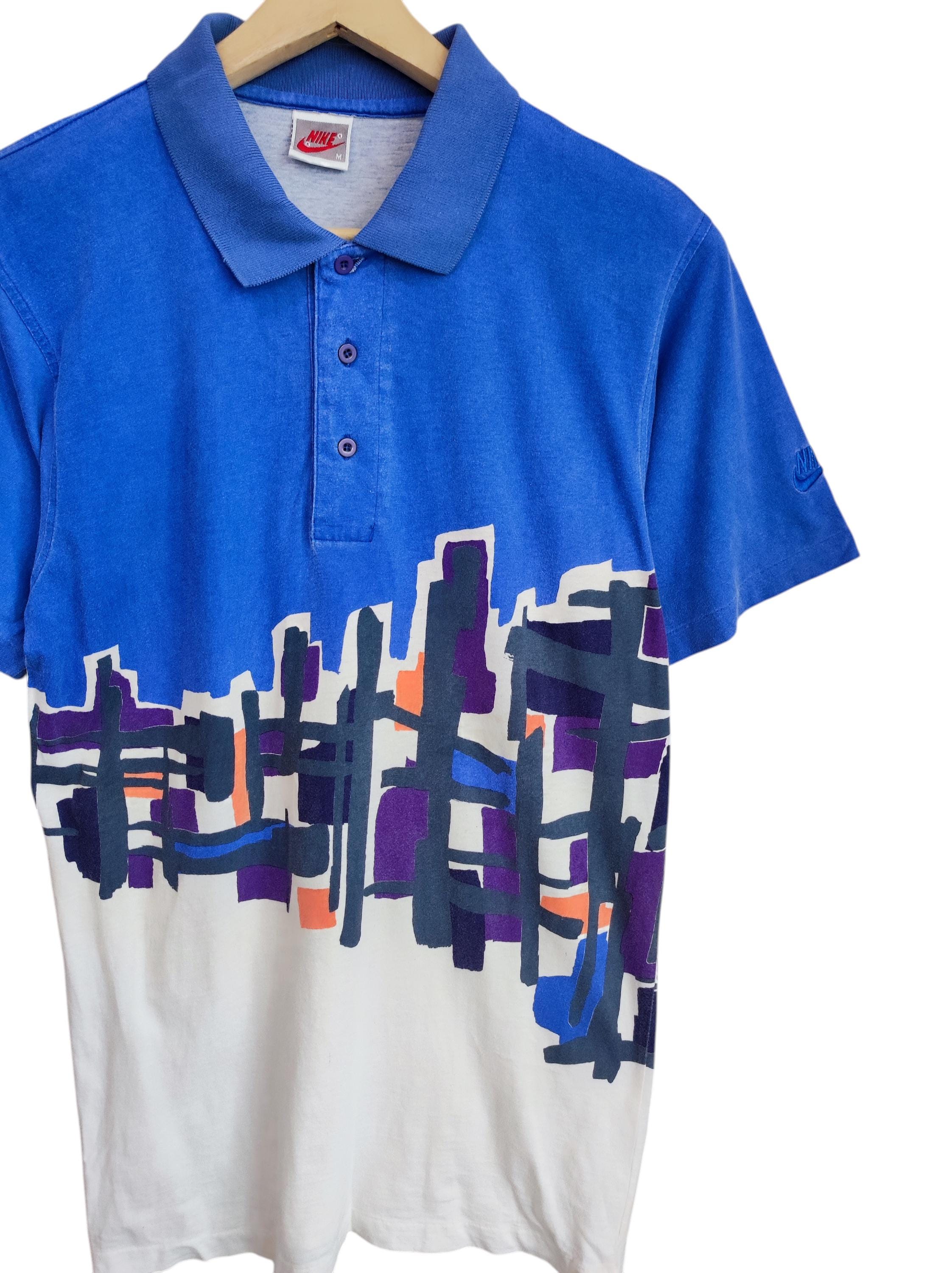 Vintage 90s Nike Challenge Court Tennis Andre Agassi Polo Shirts
