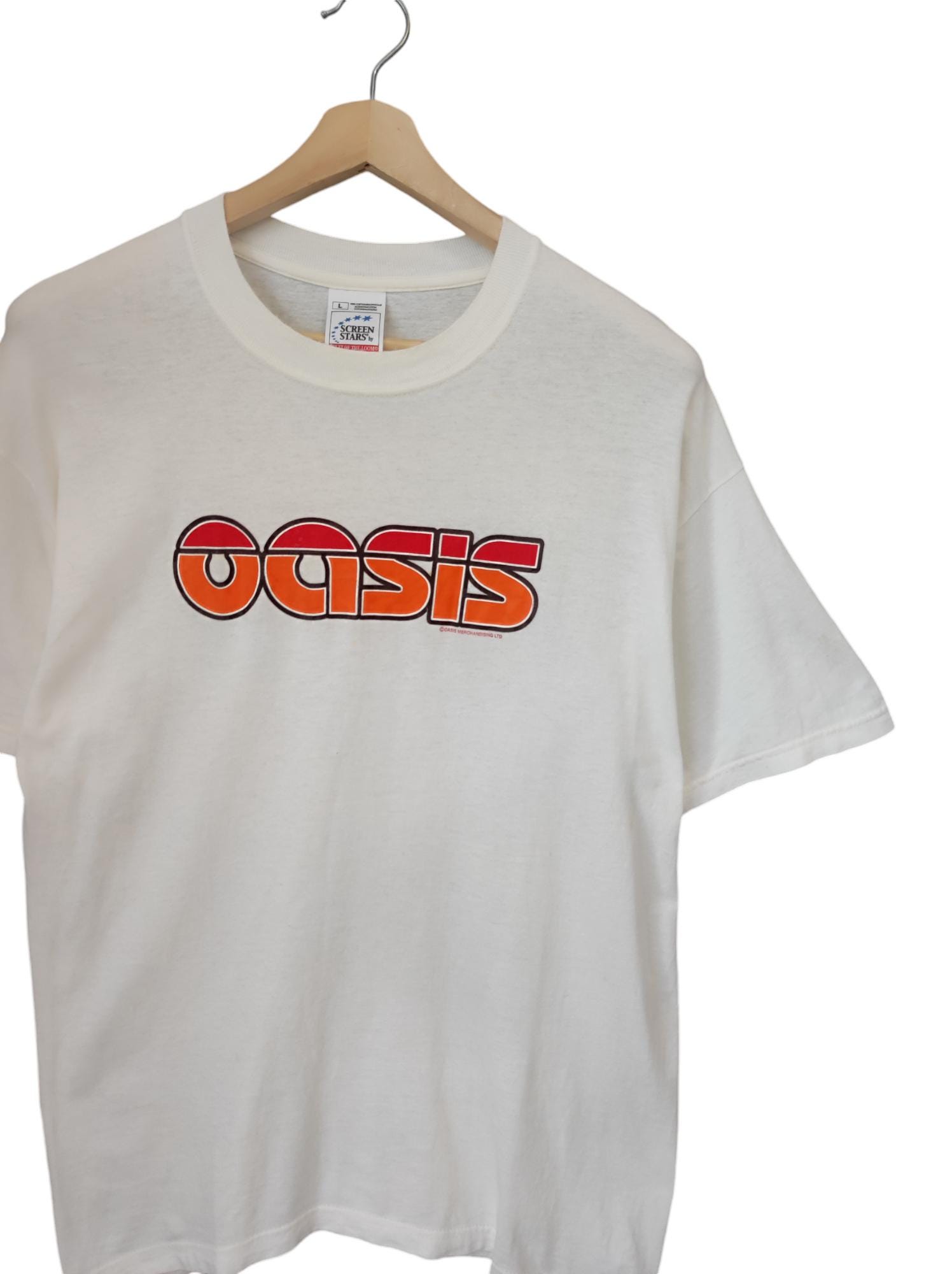 Oasis Tシャツ XL 90s Vintage Oasis T Shirt, 90S Oasis T Shirt, Oasis Merch, Oasis