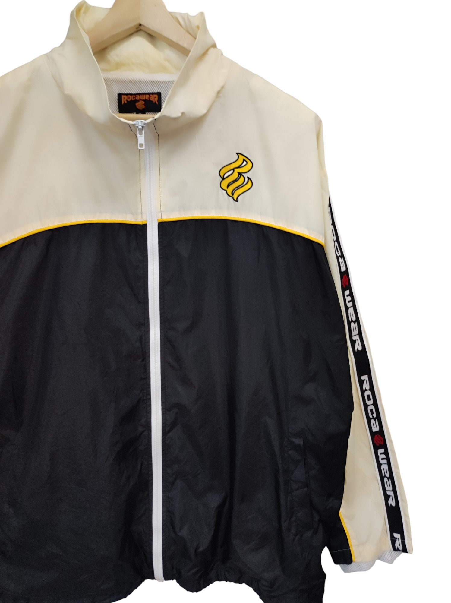 【00s】ROCA WEAR スタジャン スタジアムジャケット HIPHOP 00s】ROCA WEAR スタジャン スタジアムジャケット HIPHOP