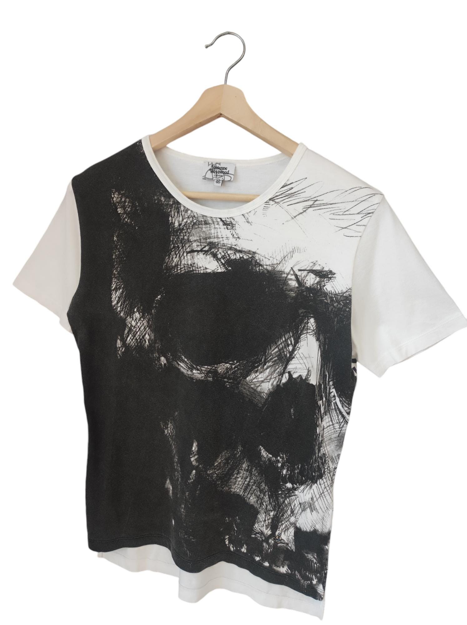 Vivienne Westwood Man Too Young to Die to Fast to Live Shirt Skull