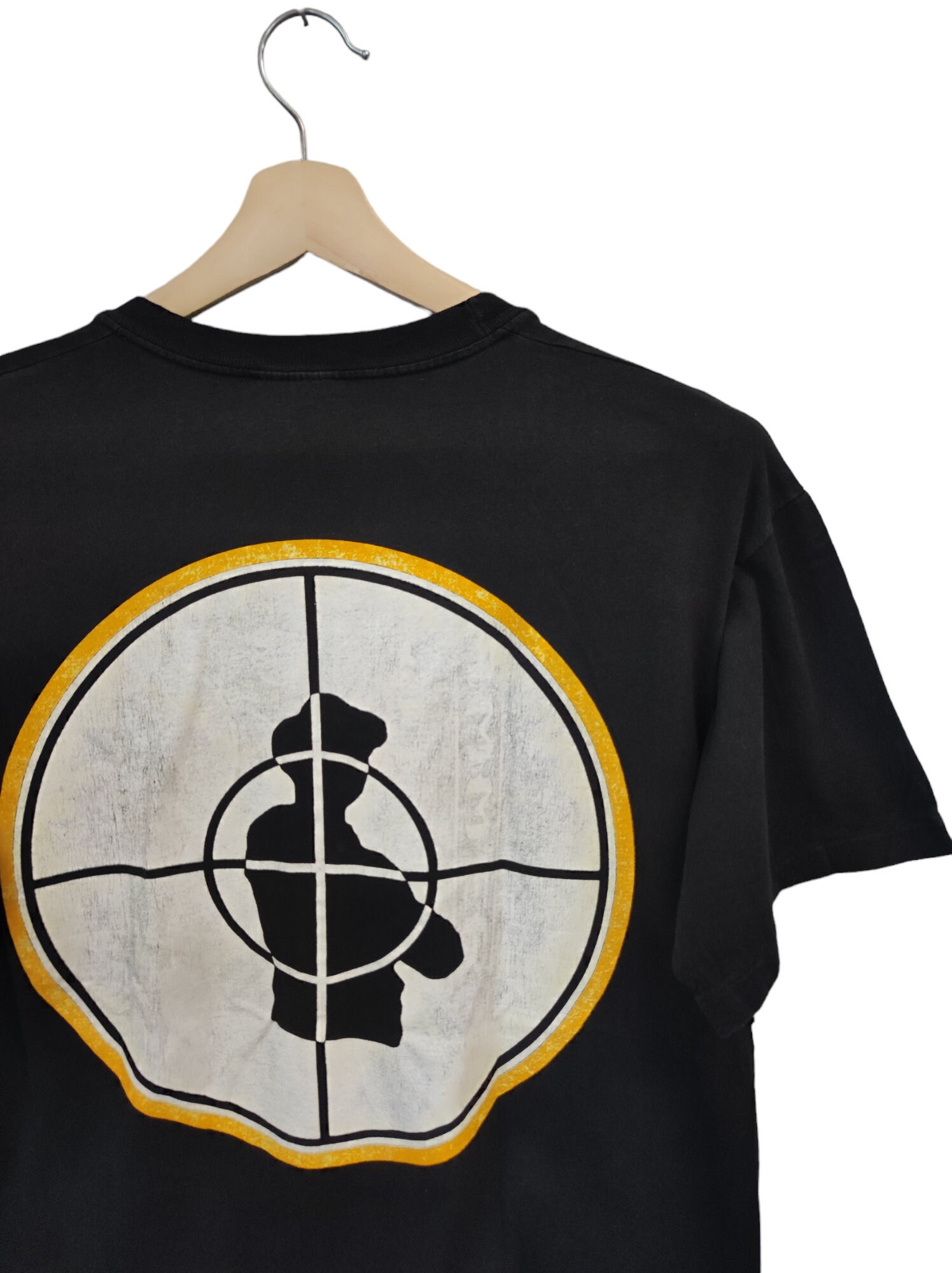 Vintage 80s Public Enemy Rap Hip Hop Tour Concert Promo T Shirts