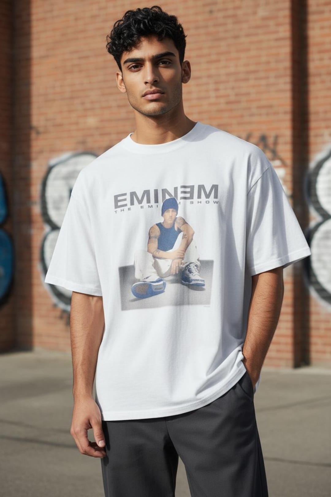 Vintage 00s EMINEM the Eminem Shows USA Europe Tour Rap Tees Hip
