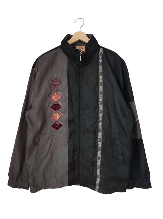 90s MCM Legere Mode Creation Munich Light Full Zipper Jacket MCM Worldwide Windbreaker Jacket MCM Made in Japan Large Etsy