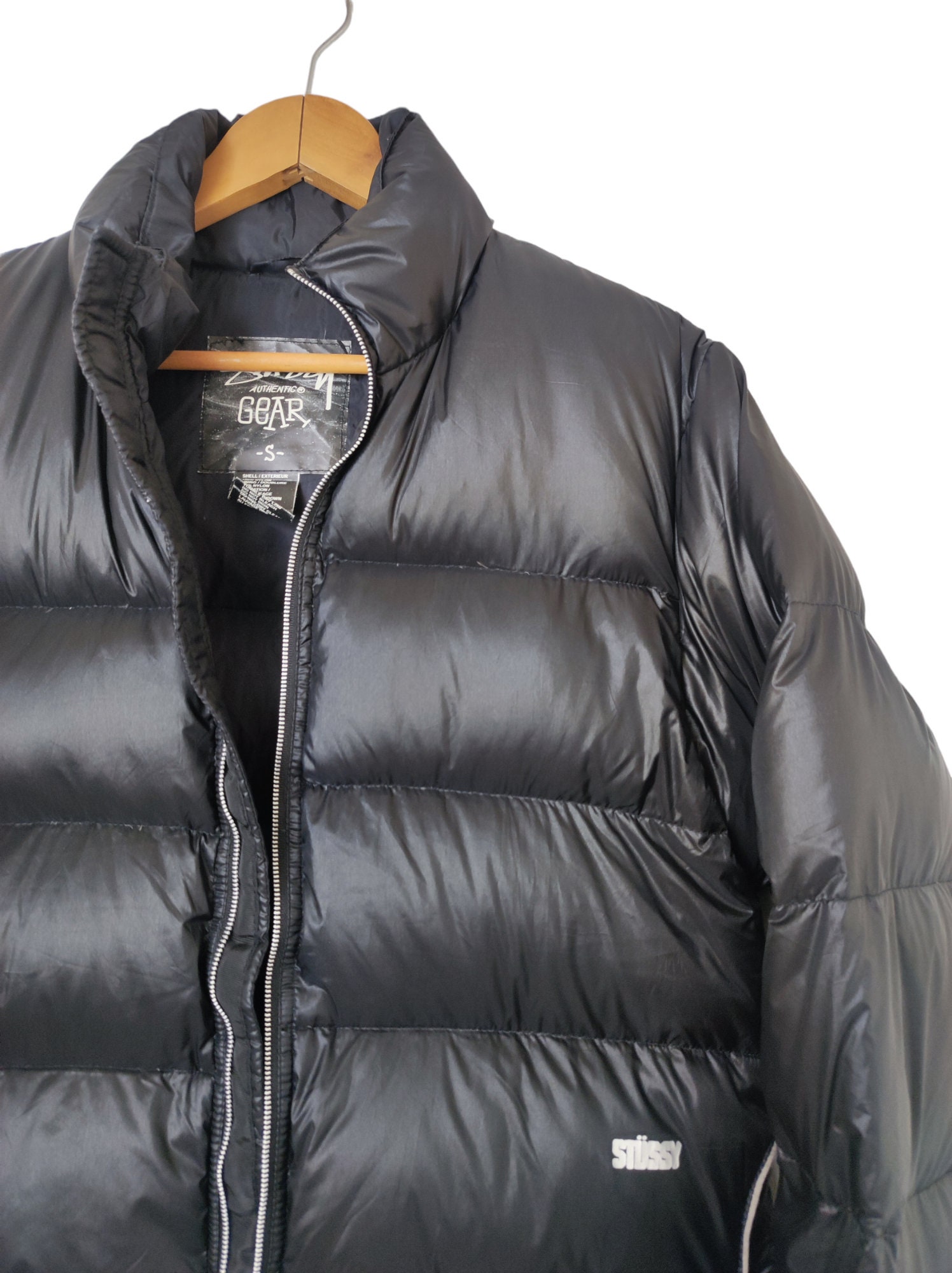 Vintage 90s Stussy Authentic Gear Stussy Puffer Winter