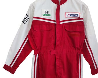 Vintage 90s Honda Mugen Racing Workshop Coveralls Honda Verno