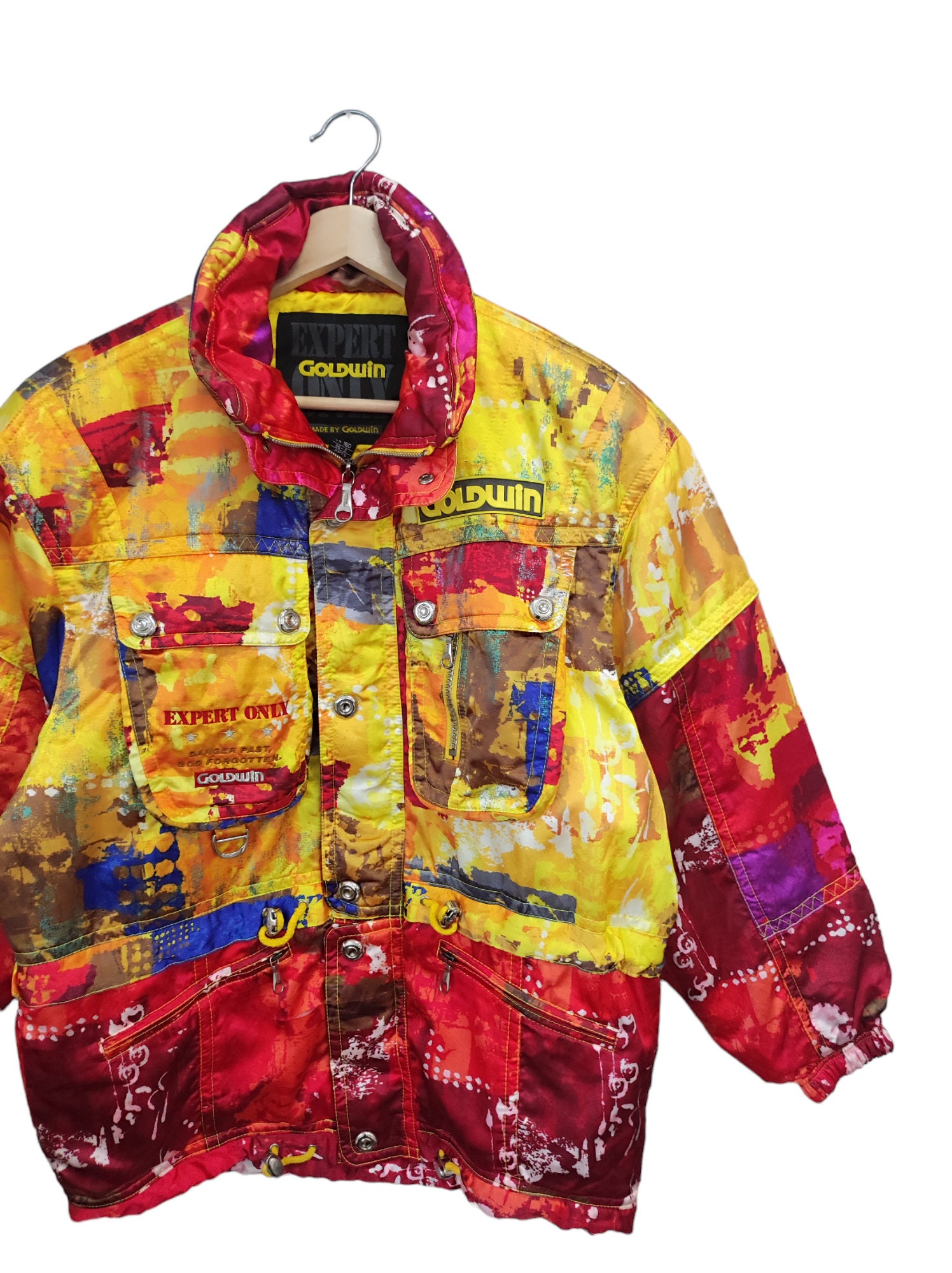 90s Goldwin Expert Only Danger Past God Forgotten Winter Neon
