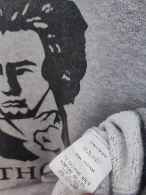 Vintage 90s Beethoven Bape A Bathing Sweatshirts Nowhere Co A