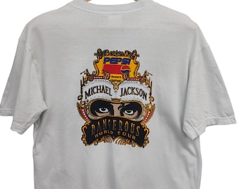 Vintage Michael Jackson T-shirt Large Michael Jackson Dangerous