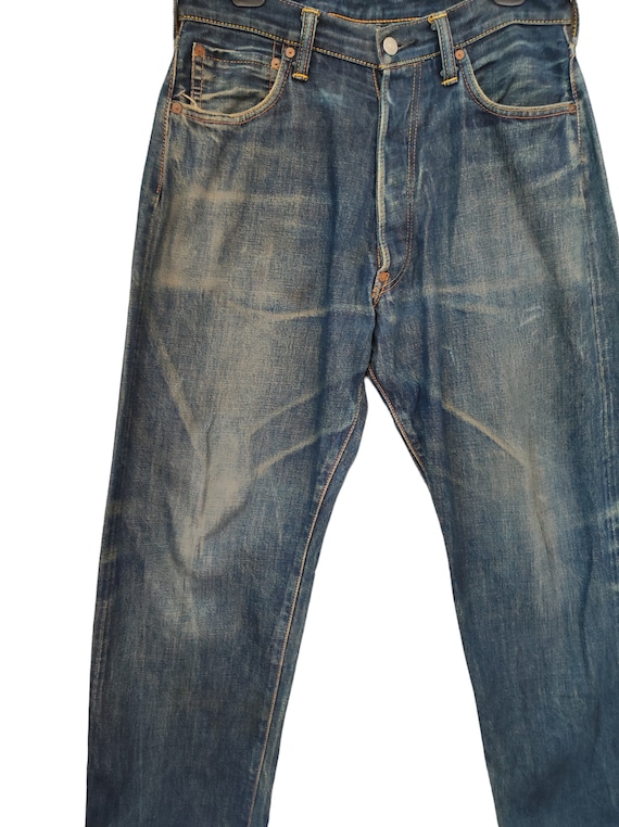 Vintage Evisu Lot 2001 Evisu Yamane Stone Washed Denim Red