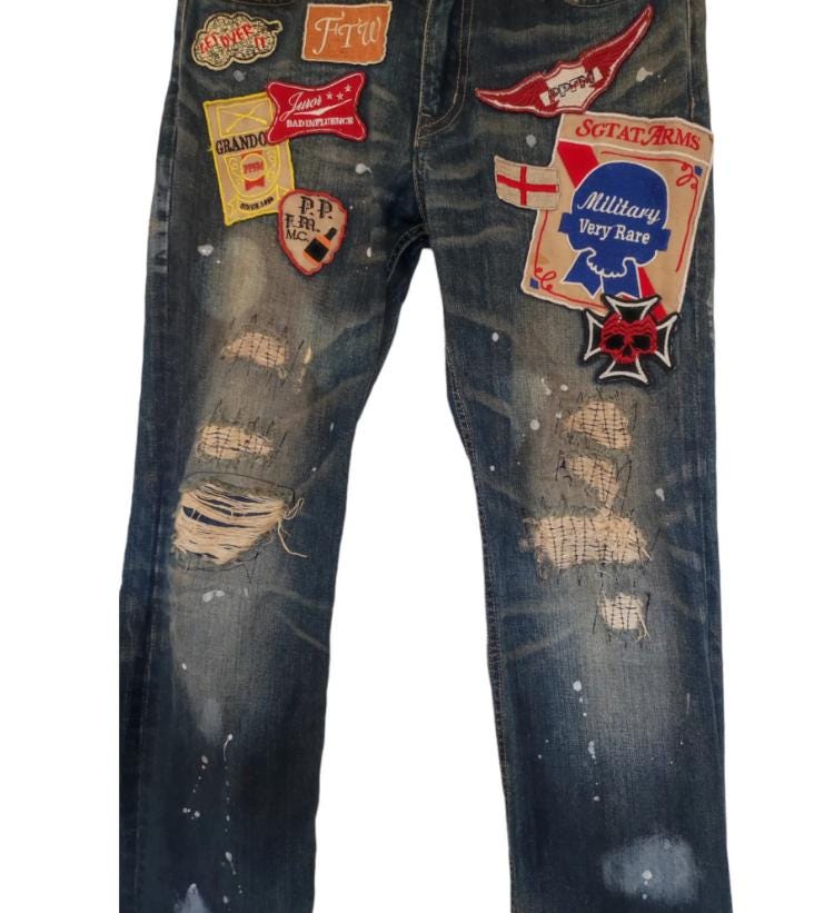 Vintage 1990 Vintage PPFM Denim Japan Patches Ppfm Honeycomb