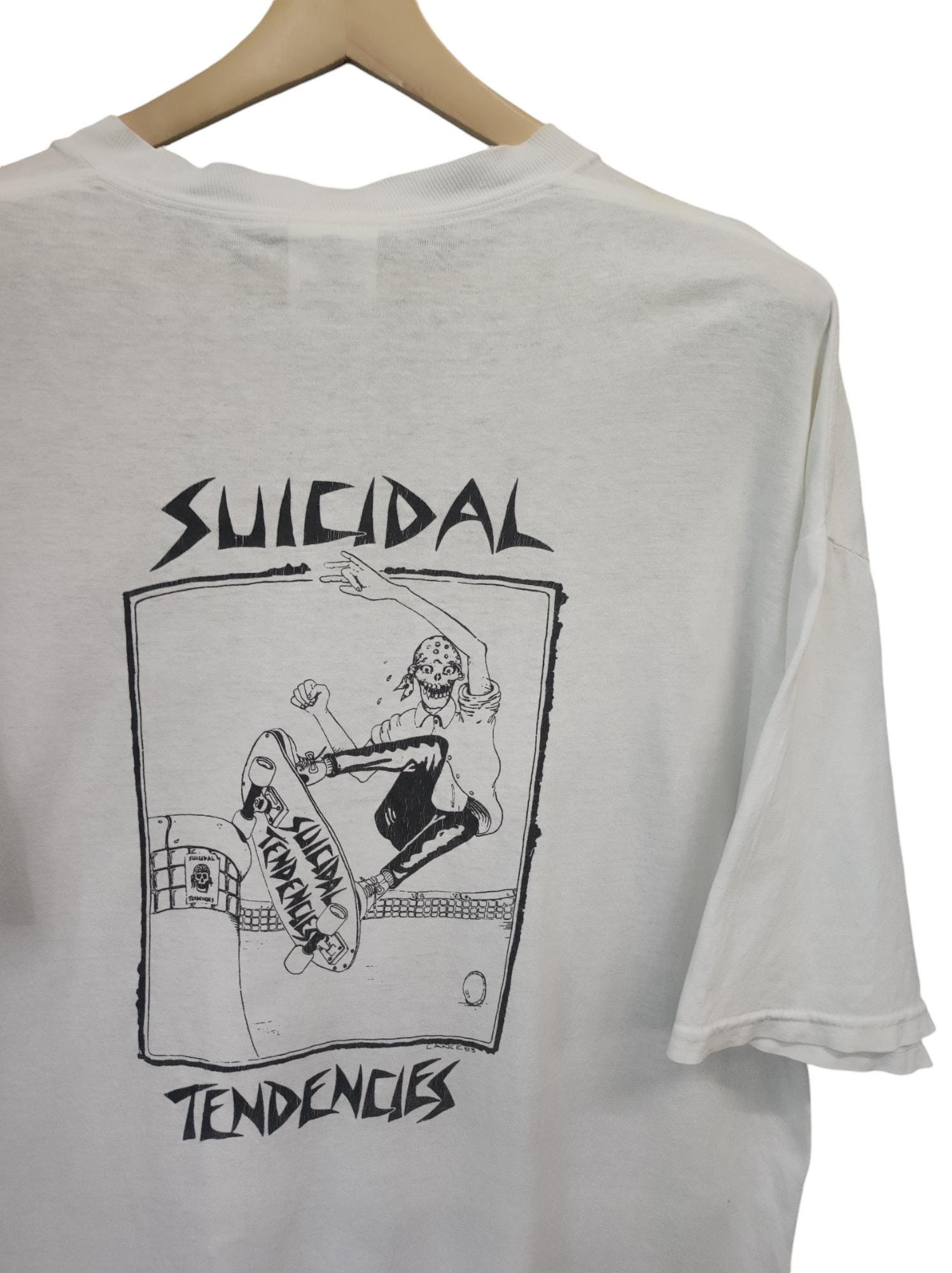Vintage 1990 Suicidal Tendencies T-shirt (lance Mountain Drawing