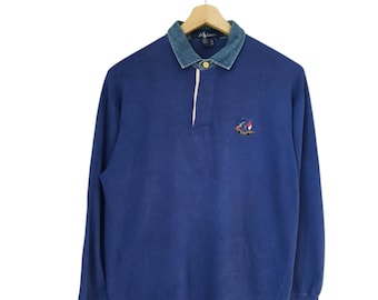 Vintage 90s Polo Ralph Lauren Shirt Polo Sport Polo Spell Out Logo