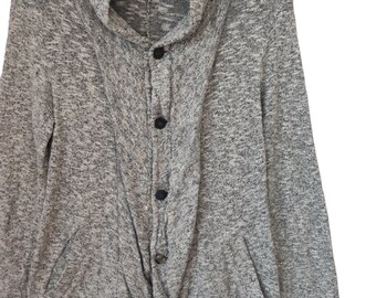 Plantation issey miyake カーディガン 80s 90s Issey Miyake Plantation collection leather knit cardigan