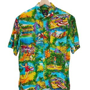 90's Vintage Jams World Authentic Hawaiian Jams World Psychedelic