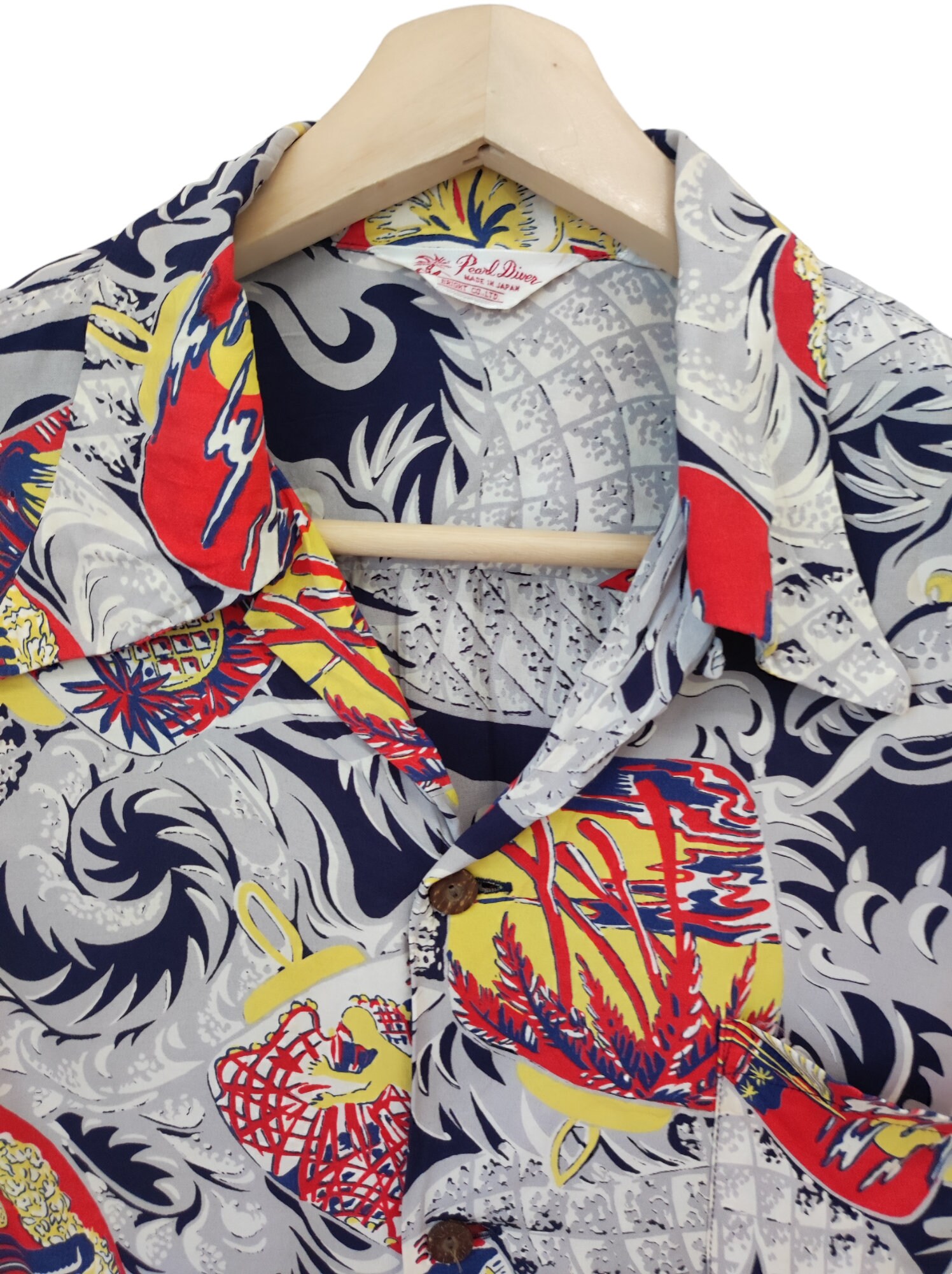 Vintage Pearl Diver Japanese Hawaiian Shirts Art of the