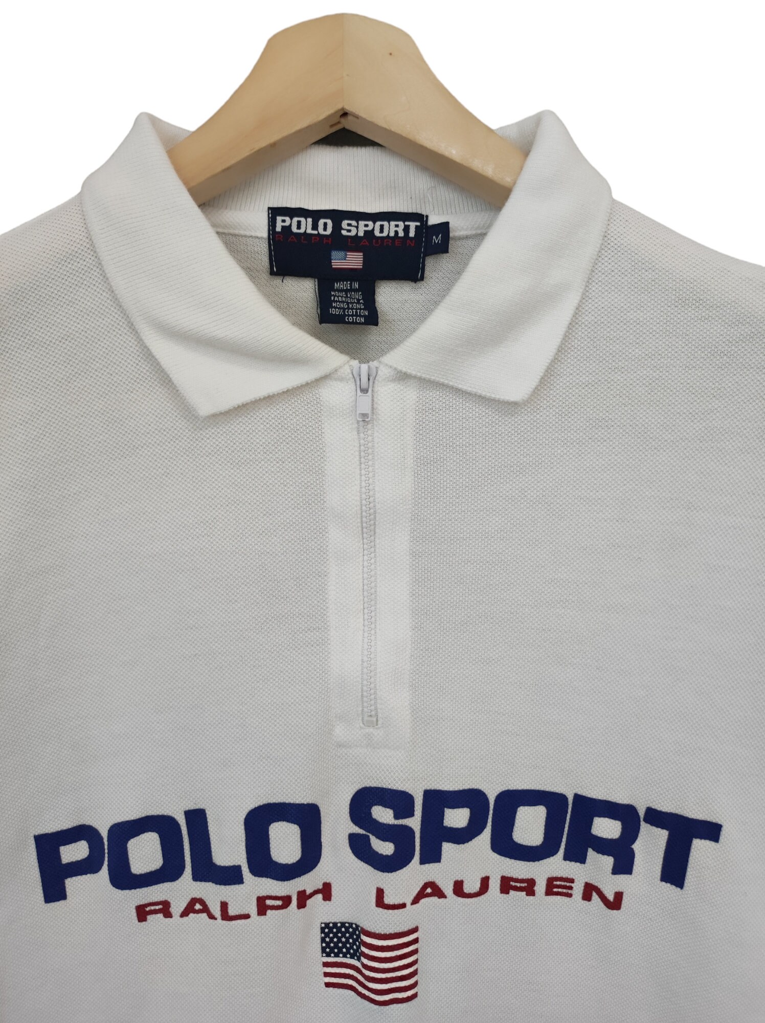 Vintage 90s Polo Ralph Lauren Shirt Polo Sport Polo Spell Out Logo