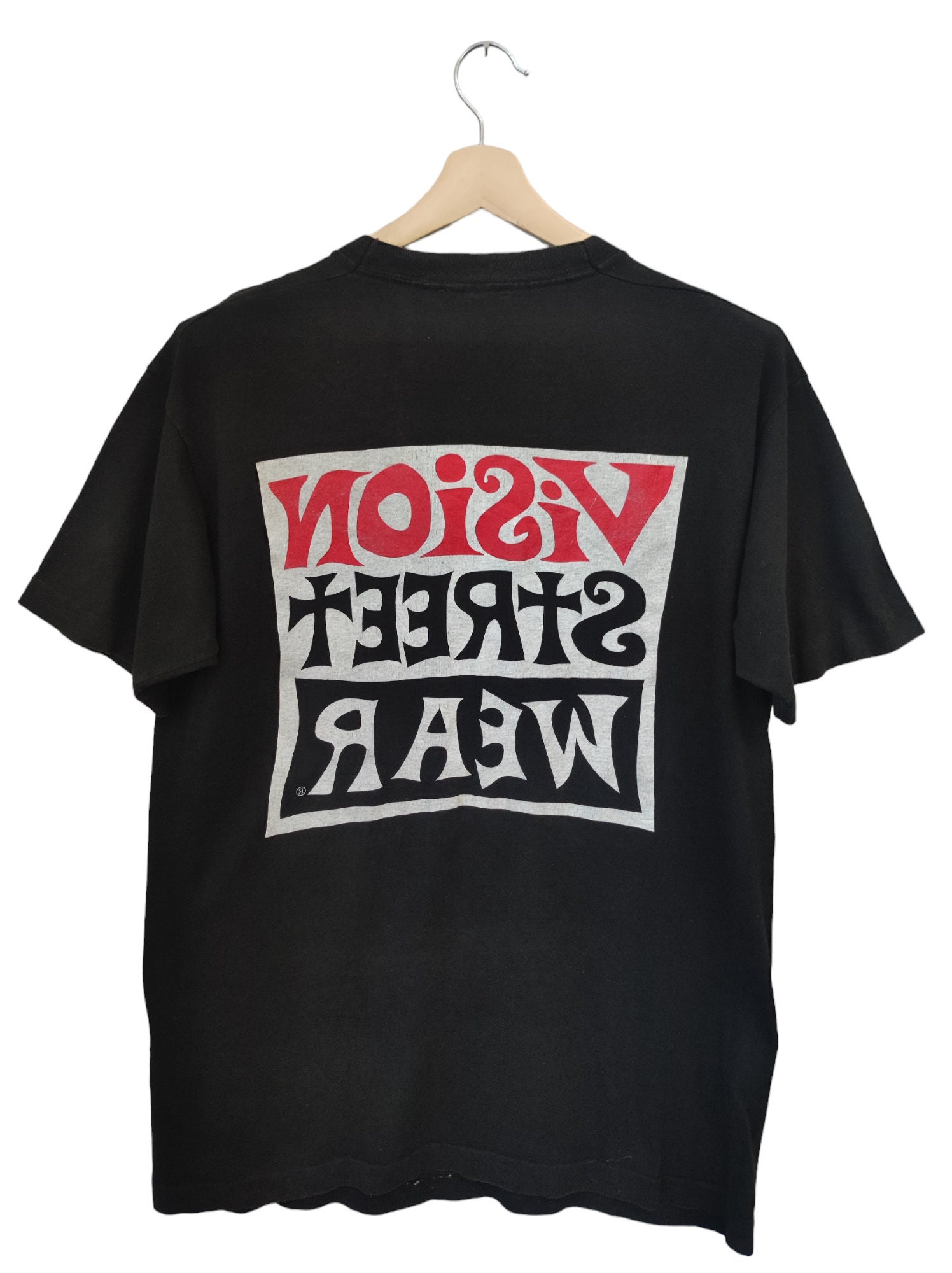 Vintage 90s Vision Street Wear Classic Logo Vision Skateboard
