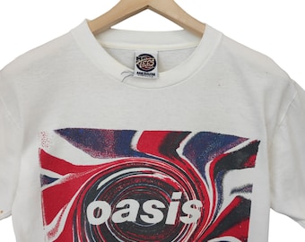 Vintage 90s OASIS USA Tour Oasis Swirl Union Jack Tour