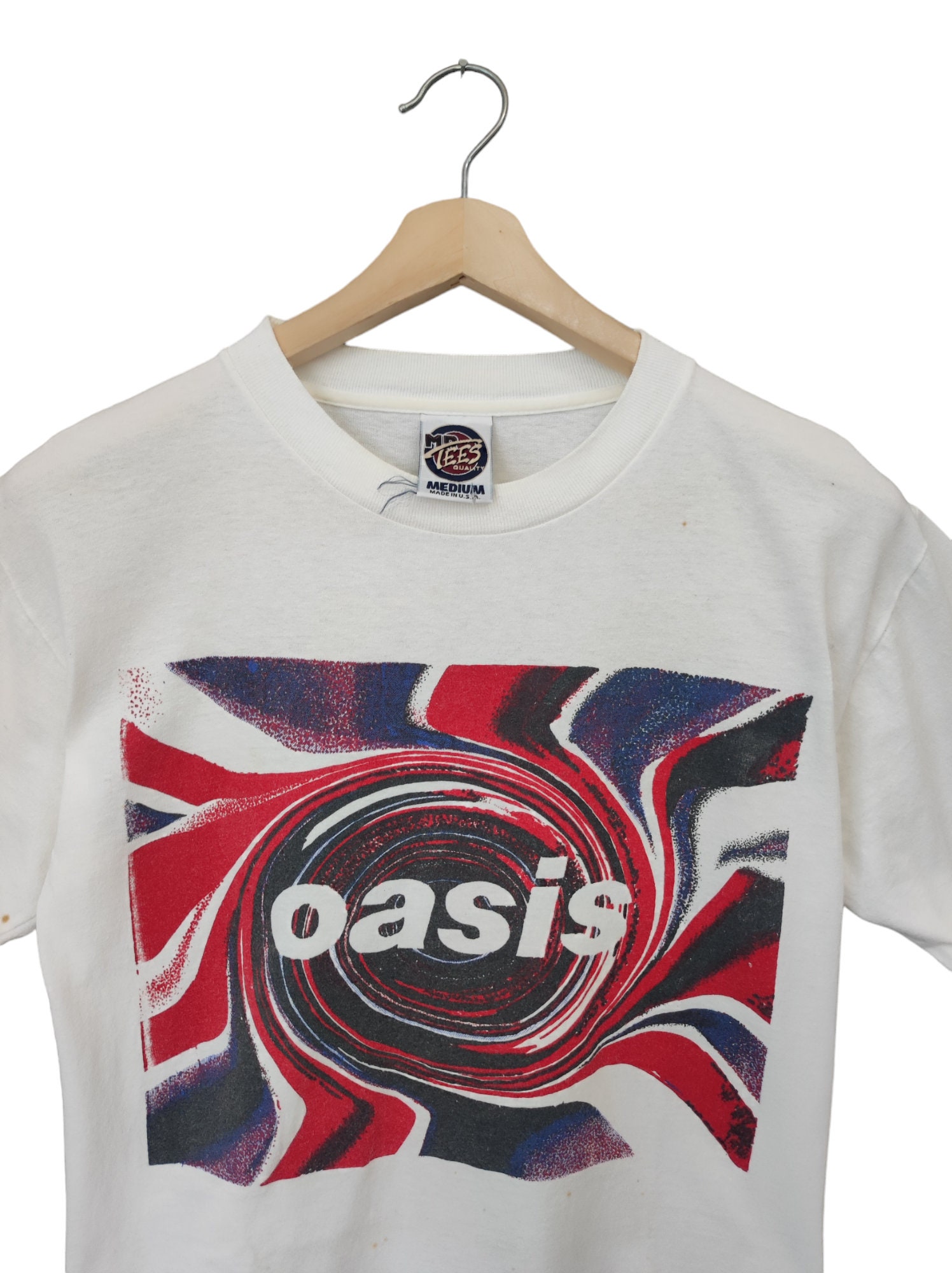 トップス oasis 1995 UK tour vintage t-shirt Oasis 1995 Tour UK t-shirt (581434)