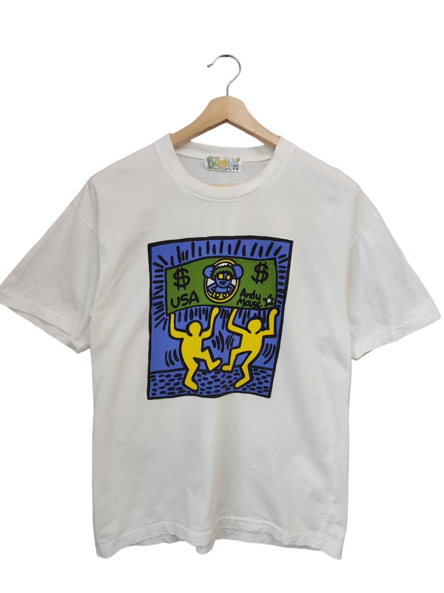 Vintage 80s Keith Haring POP SHOP Haring USA Andy Mouse Vintage 