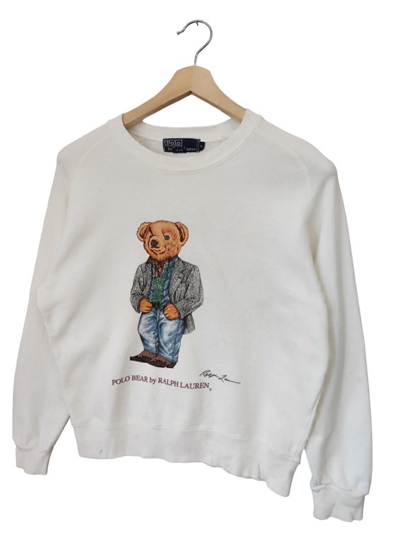 トップス vintage POLORALPHLAUREN PoloBear 90's Vintage 90s Polo Bear Polo Ralph Lauren White Polo Bear Goes