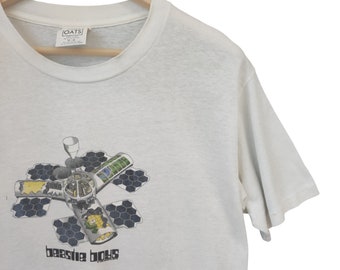 ★90s★BEASTIE BOYS★HELLO NASTY★Tシャツ★ロックT★ Vintage Hello Nasty Tour Beastie Boys Shirt White Unisex Men