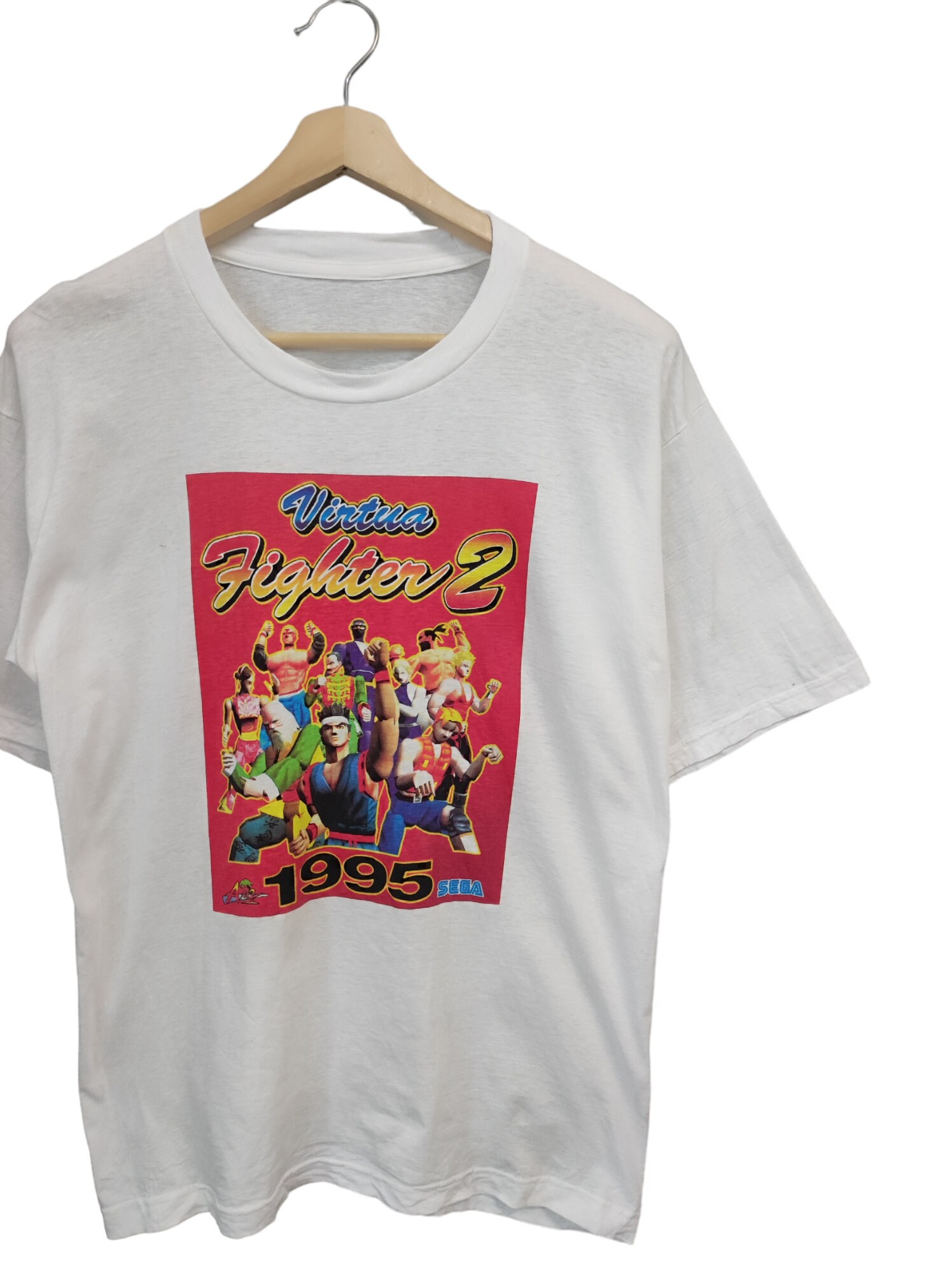 Vintage Virtua Fighter 2 Shirt SEGA Genesis All Characters Video