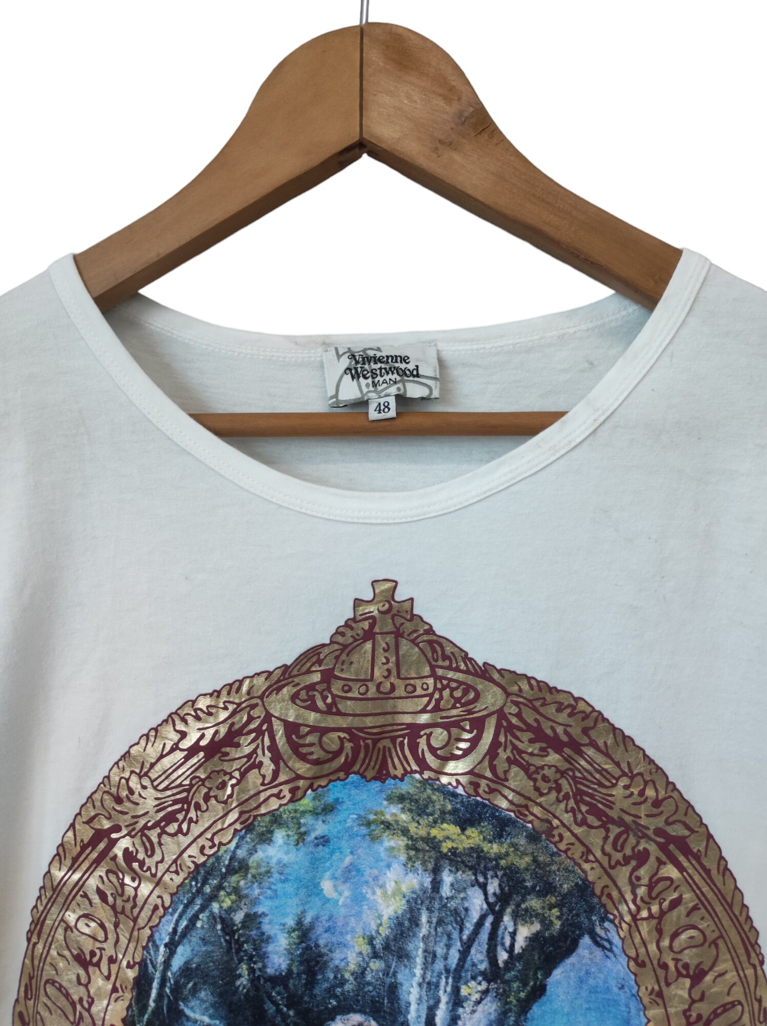 Vintage Vivienne Westwood Man Orb Tree T Shirt Vivienne