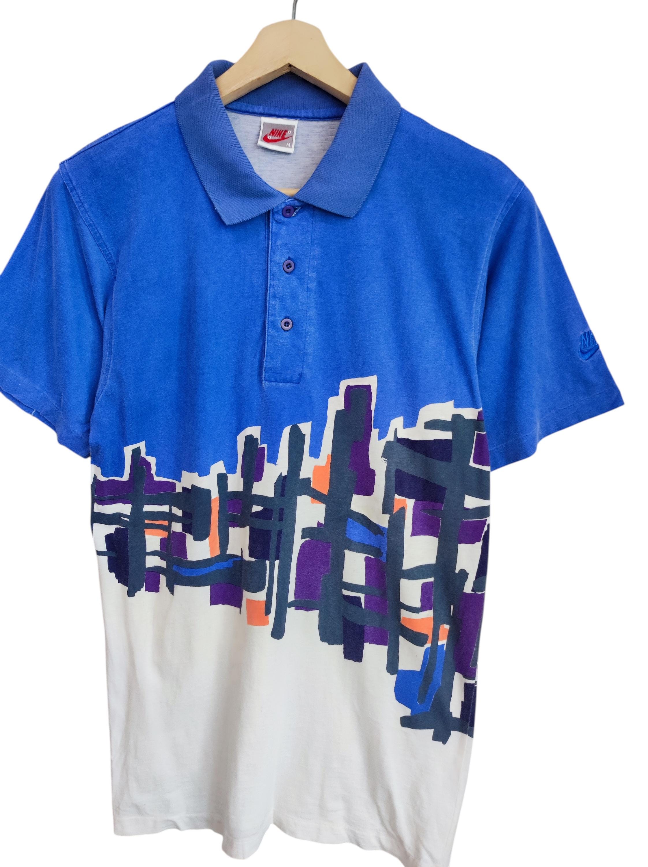 Vintage 90s Nike Challenge Court Tennis Andre Agassi Polo Shirts