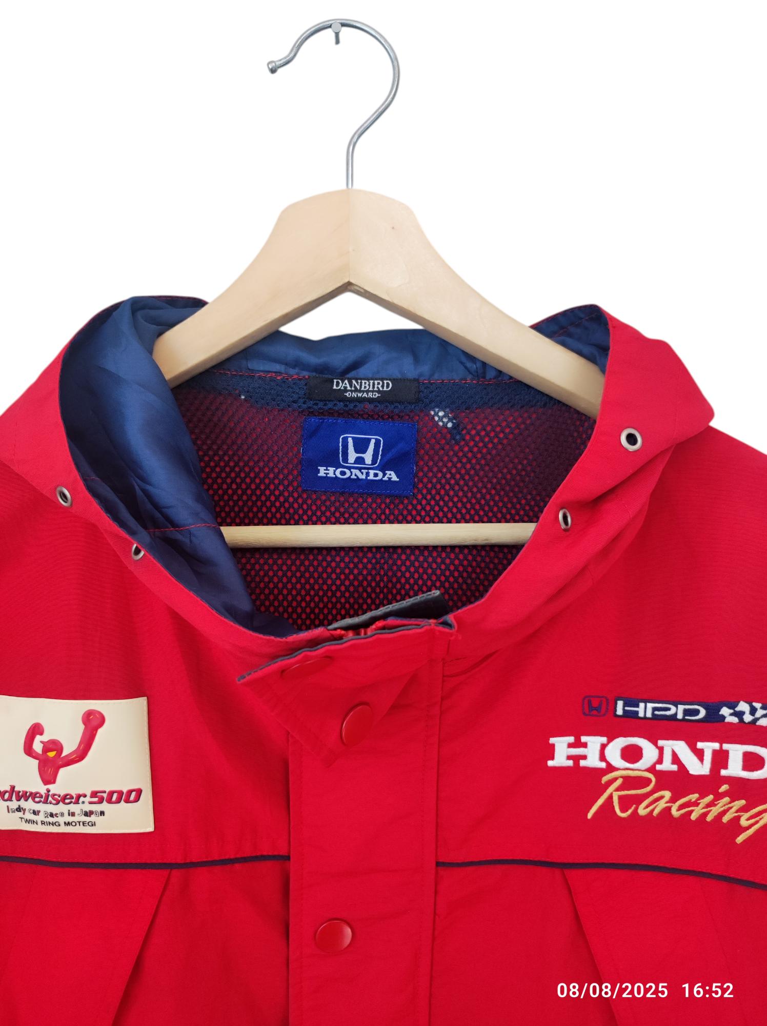 Vintage 90s Honda Cart Budweiser 500 Hoodie Vintage Honda Racing 