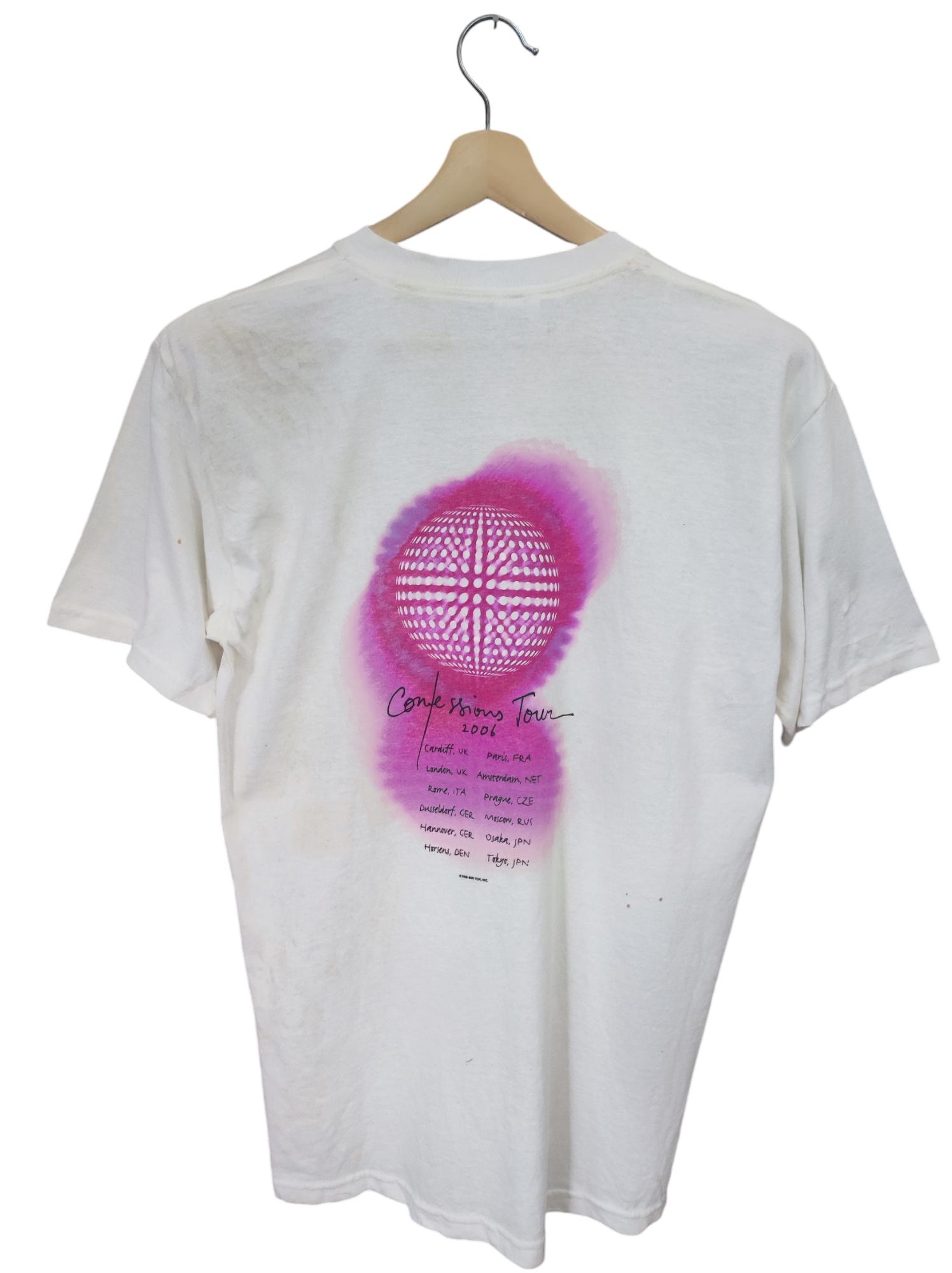 Rare Vintage 00s Madonna CONFESSION TOUR Japan Europe Tour T Shirt