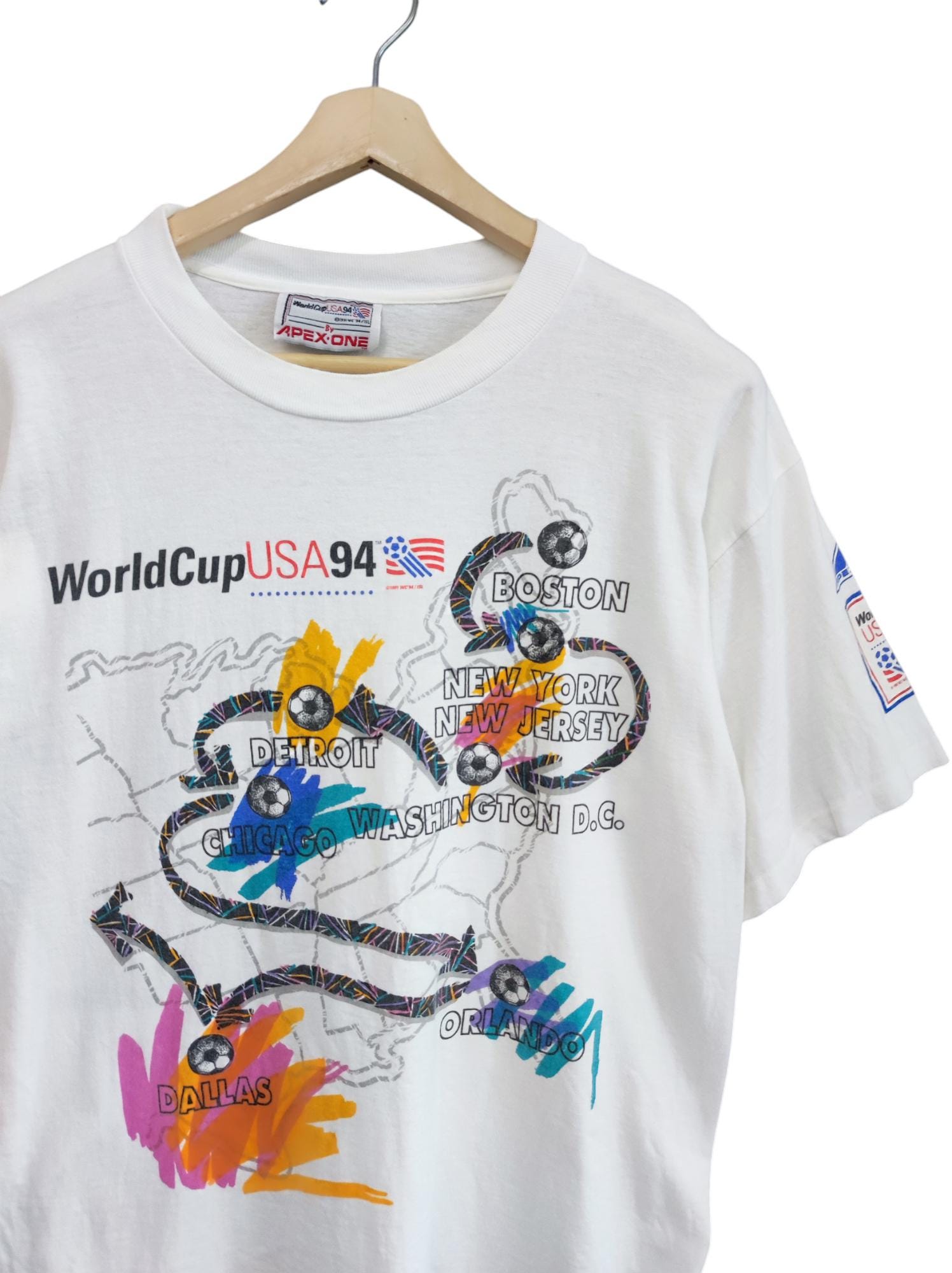 Vintage 1994 FIFA USA Soccer World Cup Countries Promo Single