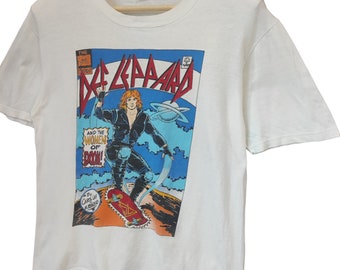 Vintage 80s Def Leppard and the Women of Doom Def Leppard European