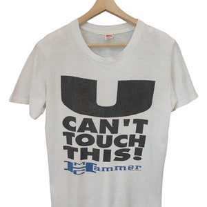 Vintage MC Hammer MC Hammer Vintage T-shirt U Cant Touch This hammer mc hammer hanes 90s rap tees t shirt Large