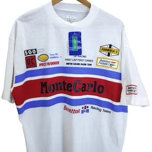 Vintage 90s Benetton Monte Carlo United Color of Benetton classic logo 90s Wear Style Benetton Hip Hop Spell Out United Benetton Large