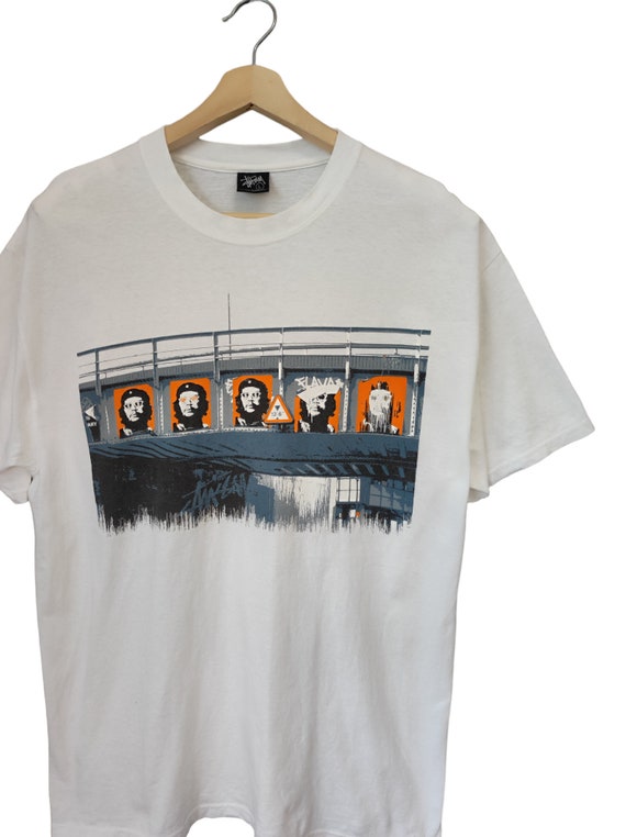 Vintage 90s Stussy X Che Guevara Photoprint T shirt Che Guevara Revolutionist Stussy Collaboration Stussy Rasta Street Wear Stussy Large Etsy UK