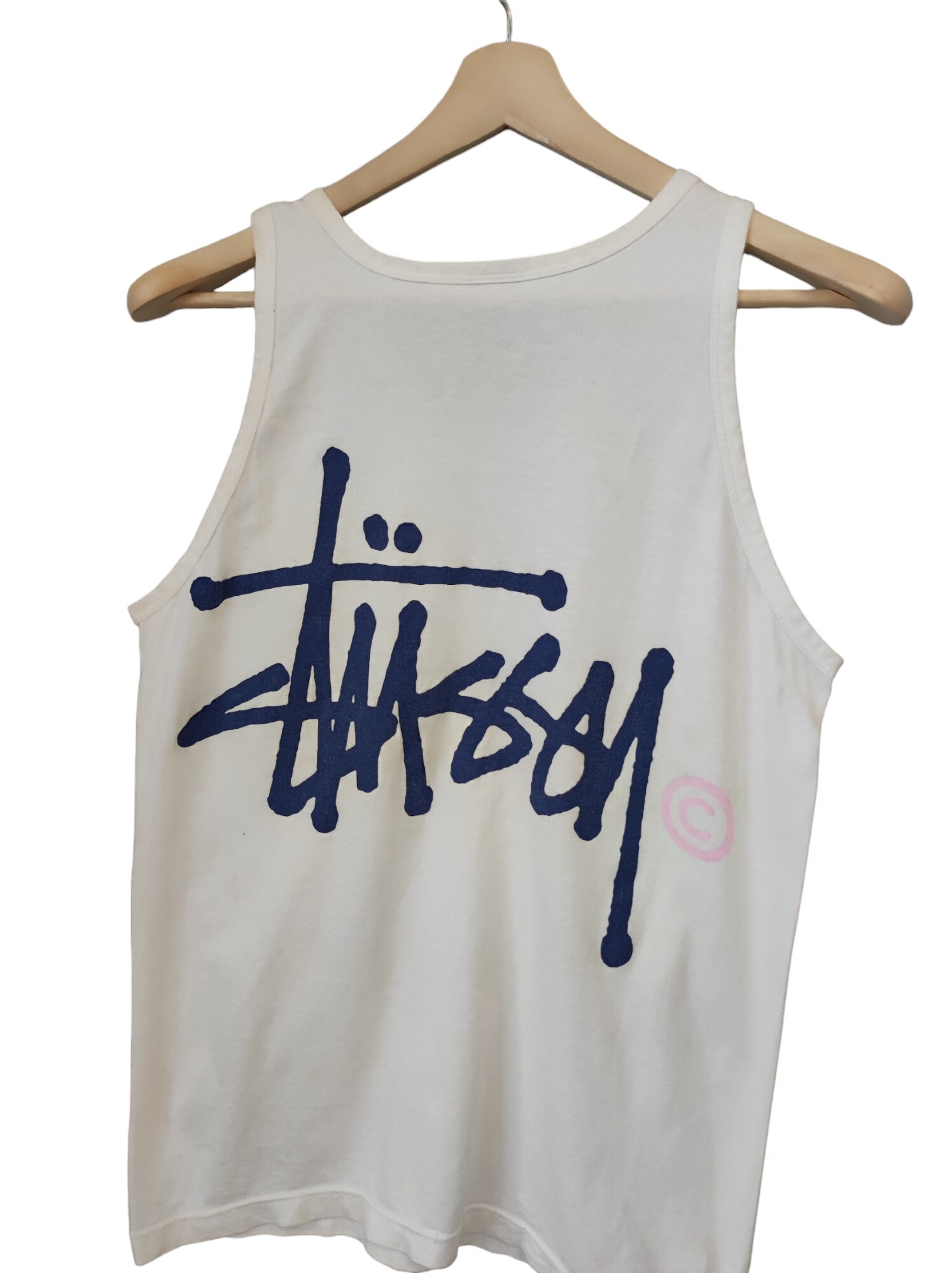 90s OG Stussy Retro Stussy Tank Singlet Stussy Signatures Design 