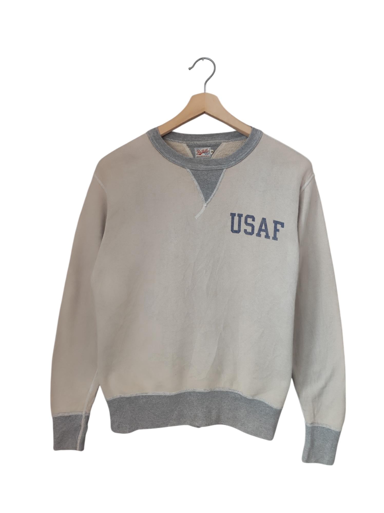 Vintage 90s Mccoy Mchill USAF Sweatshirt Medium Mccoy USAF
