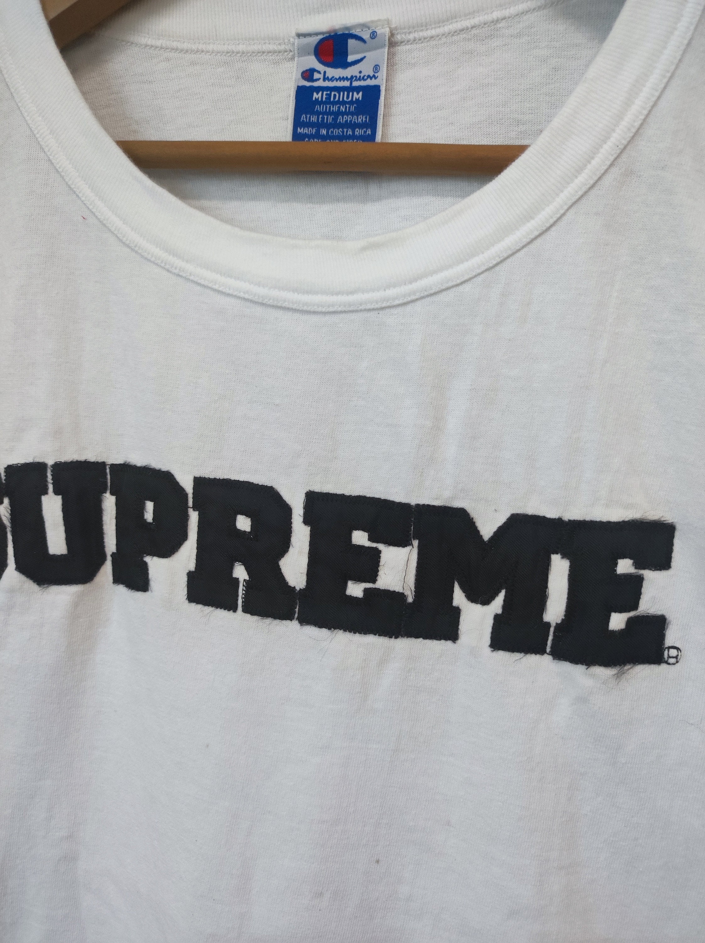 Vintage Supreme X Champion 90s T-shirt Champion Streetwear Supreme