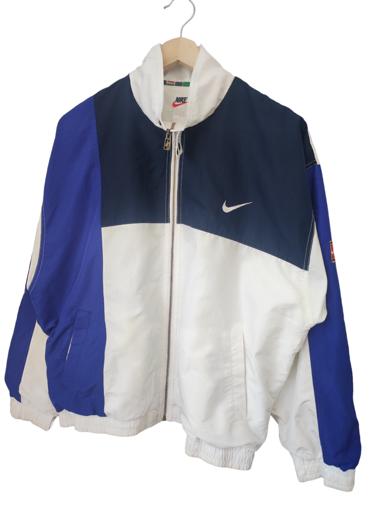 Vintage 80's NIKE Challenge Court Casual Tennis Tribute Zipper