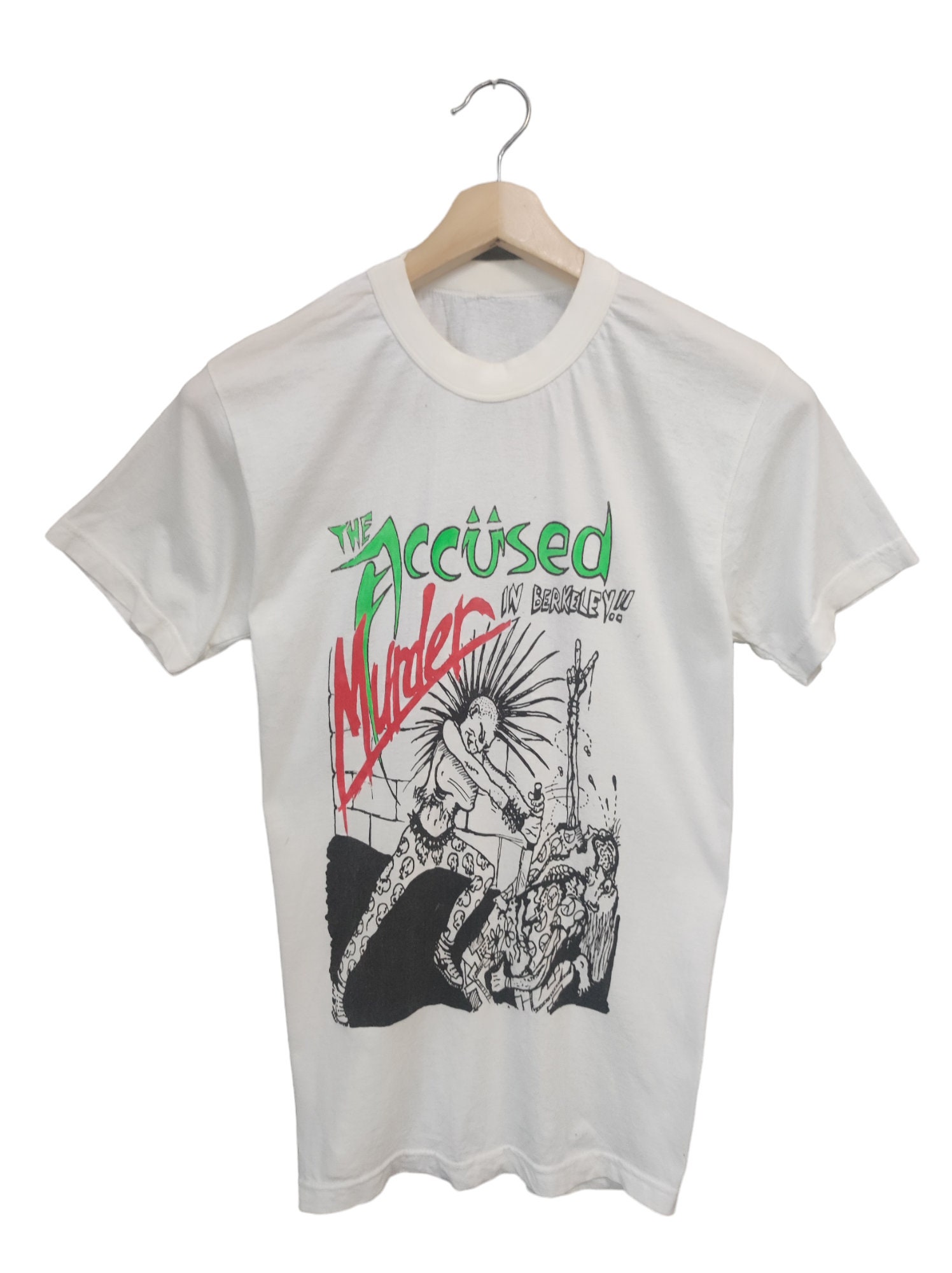 Vintage 80s the Accused in Concert Shirt the Accused Murder in 