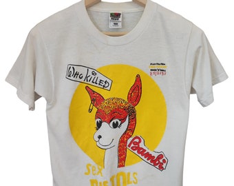Vintage Sex Pistols Who Kills Bambi From Film Movie the Great Rock 