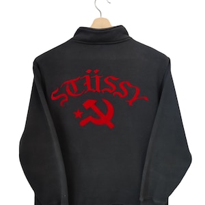 stussy Pコート 90s Mサイズ Vintage 90s Stussy Worldwide Stussy CCCP Stussy Soviet Full