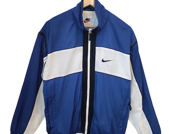 NIKE Block Nike 90s Black Jacket Nike detachable Light Nike jacket Nike sportswear full  zipper Nike street wear jacket size XLarge 2 tone