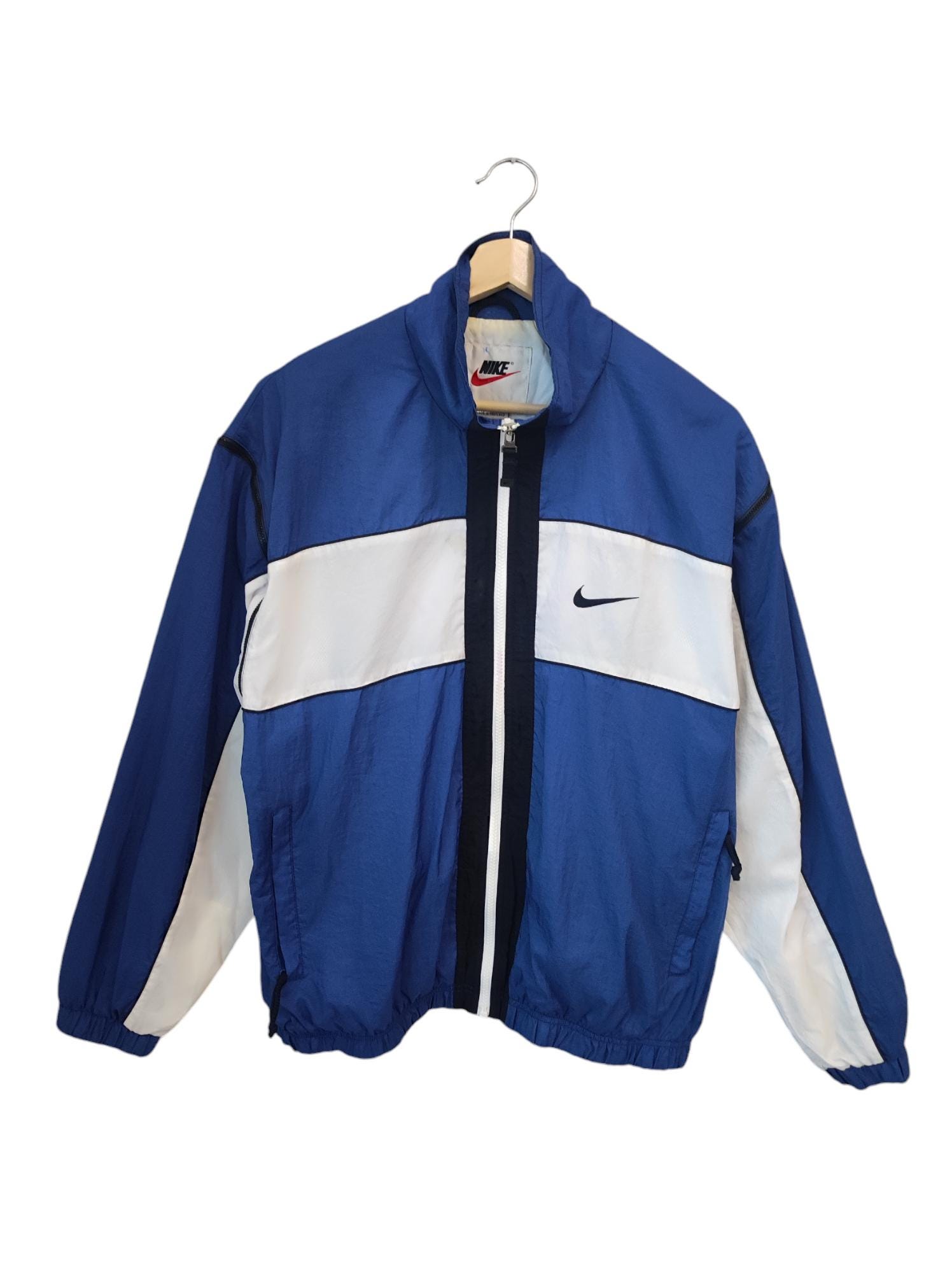 NIKE Block Nike 90s Black Jacket Nike Detachable Light Nike Jacket
