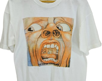 Vintage King Crimson Men's 21st Century Schizoid Man Progressive tour album promo vintage English progressive rock band King Crimson size L