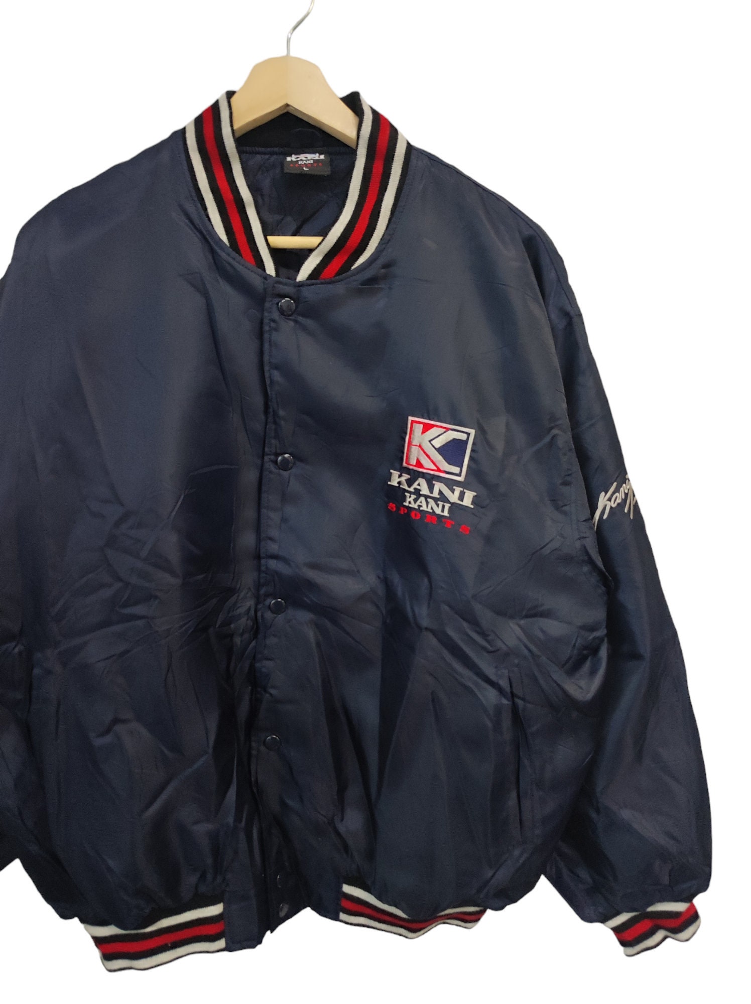 90s Vintage Karl Kani Jeans #23 Sports Bombers Jacket