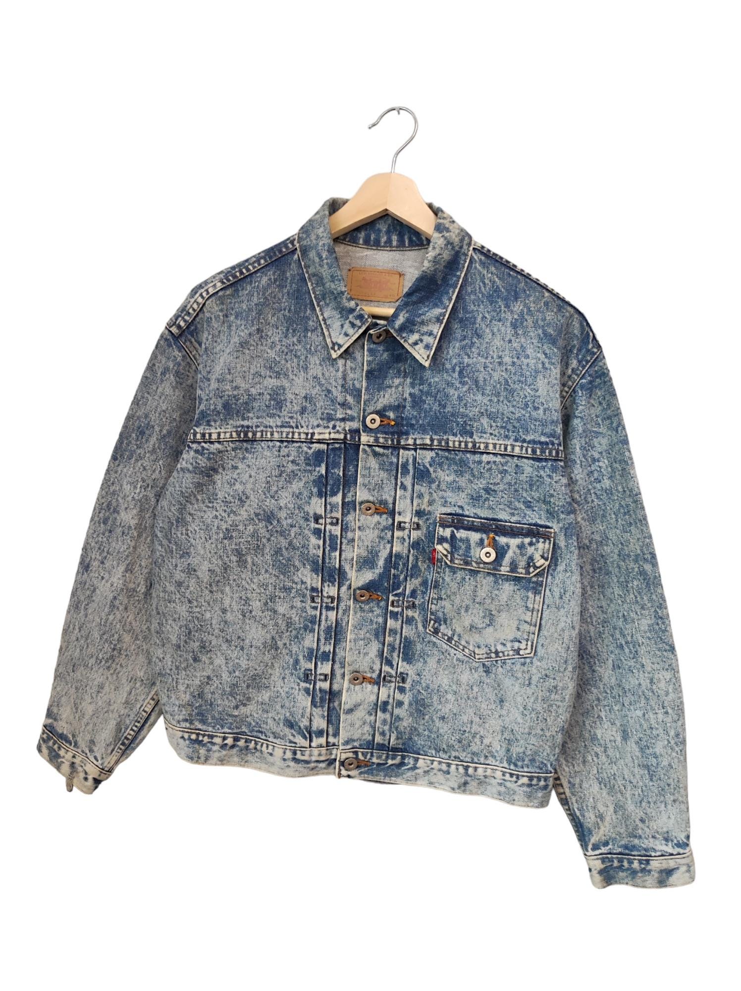 LEVI'S® VINTAGE DENIM JACKETS TYPEⅠ/TYP… Vintage Levis Jacket 1928-36 Denim Type 1 506 RARE NO TAB