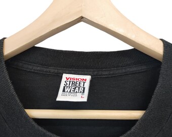 Vintage 90s Vision Street Wear Classic Logo Vision Skateboard 