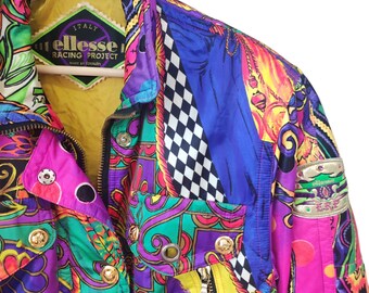 90s Ellesse Made by Goldwin Racing Project Snow Winter Neon